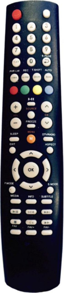 Replacement remote control for Lazer LEDDTV1526H
