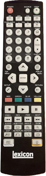 Replacement remote control for Lexicon BD-30