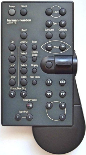 Replacement remote control for Harman Kardon AVR51
