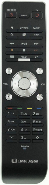 Replacement remote control for Canal Digital TNR-2840C