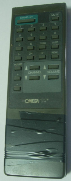 Replacement remote control for Omeda TV MN6014