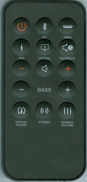 Replacement remote control for Jbl SB250