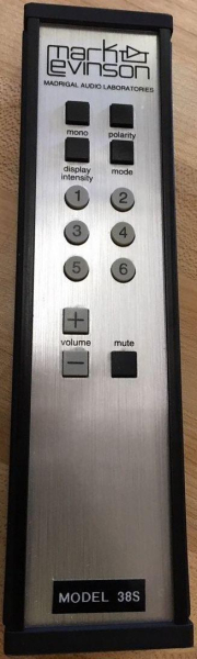 Replacement remote control for MARK LEVINSON NO.38