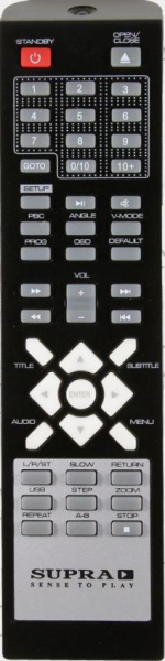 Replacement remote control for Supra S-DP18