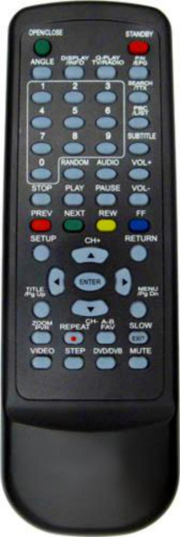 Replacement remote control for Best Buy DVD-MPEG106G