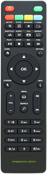 Replacement remote control for Dragon Box DB5