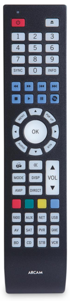 Replacement remote control for Arcam AVR850