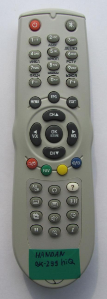 Replacement remote control for Handan BK-299HIQ