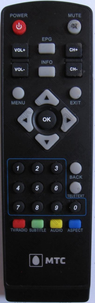 Replacement remote control for Mtc EKT DCD3011