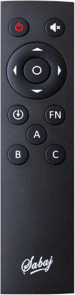 Replacement remote control for Sabaj A3