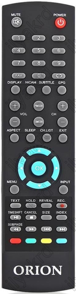 Replacement remote control for Fusion FLTV-22C10