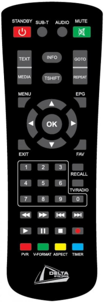 Replacement remote control for Delta Systems WS-1388