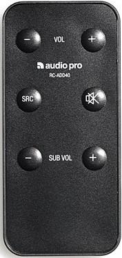 Replacement remote control for Audio Pro RC-ADD40