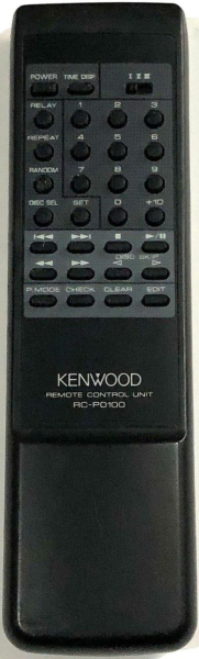 Replacement remote control for Kenwood RC-P0100