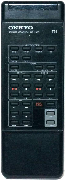 Replacement remote control for Onkyo A-8051