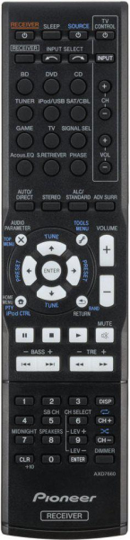 Replacement remote control for Pioneer VSX-422