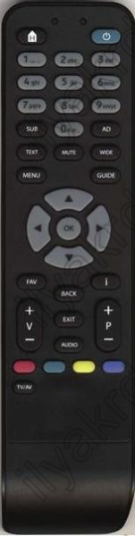 Replacement remote control for Alba RC-STB300HD
