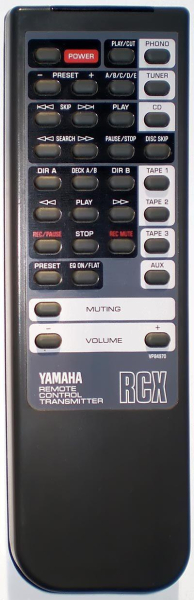 Erstatnings-fjernbetjening til  Yamaha AX-1070