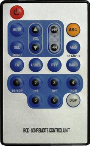 Replacement remote control for Prology MCE-520U
