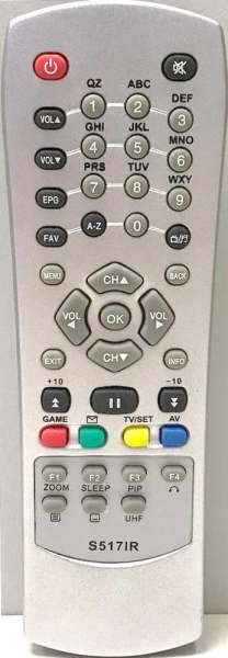 Replacement remote control for World Vision S517IR
