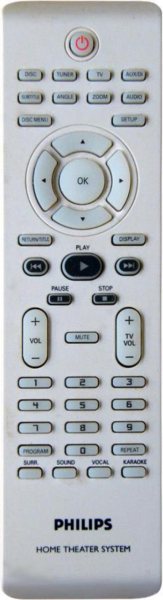 Replacement remote control for Philips HTS3100