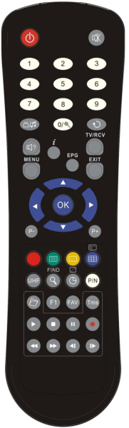 Replacement remote control for Galaxy Innovations S6199