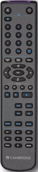 Replacement remote control for Cambridge Audio AXR85