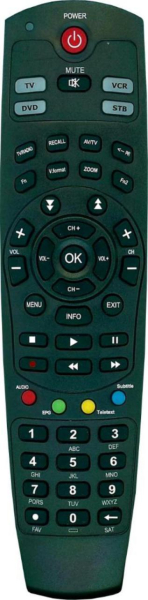 Replacement remote control for Mvision HD-270CN COMBO