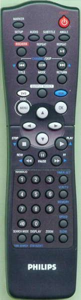 Replacement remote control for Philips NA500UD