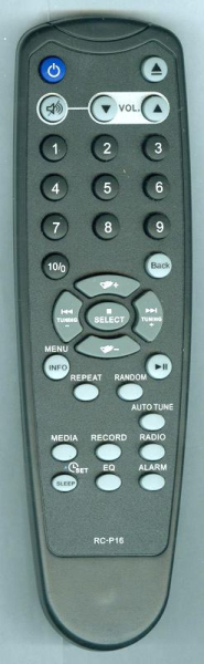 Replacement remote for Sangean DDR-63 DDR-63+ DDR-62