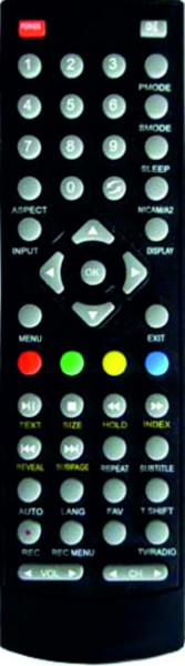 Replacement remote control for Inno Hit IH320(1VERS.)