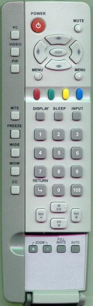 Replacement remote for Daewoo PD46C10