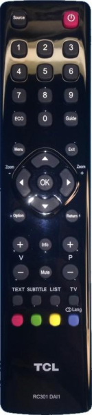 Replacement remote control for Tcl 32A33H