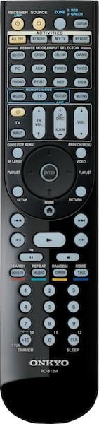 Replacement remote for Onkyo RC-812M, TX-NR3009, TX-NR5009