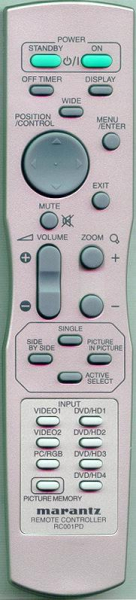 Replacement remote for Marantz RC001PD, PD4201, PD5001
