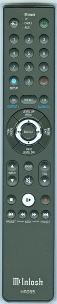 Replacement remote control for Mcintosh C2600