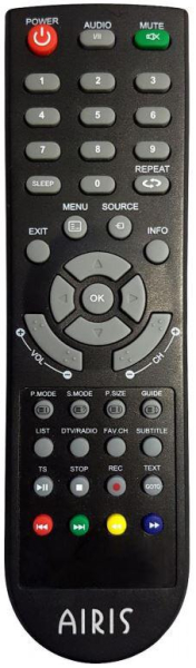 Replacement remote control for Saivod LED1911HDTV