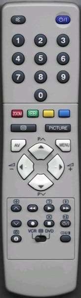 Replacement remote control for JVC AV21KT1SNF