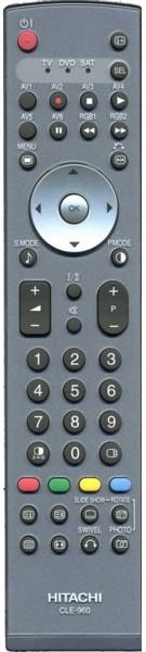 Replacement remote control for Hitachi P42H01E