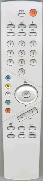 Replacement remote control for Metz PRIMUS55FHDTV