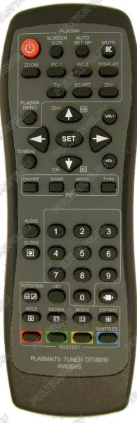 Replacement remote control for Pioneer DTV6010