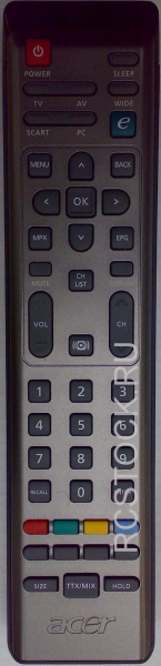Replacement remote control for Acer AT2630B