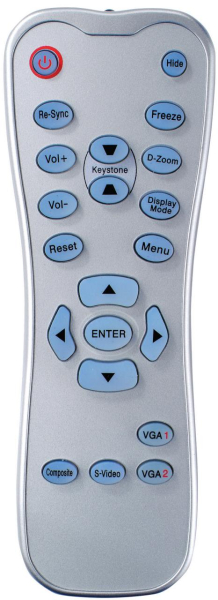 Replacement remote control for Optoma BR-3021N