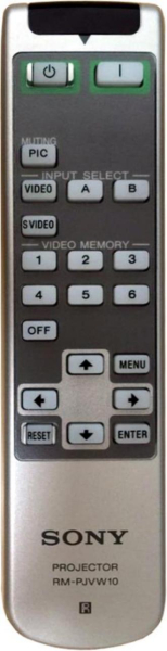 Replacement remote control for Sony VPL-VW11HT