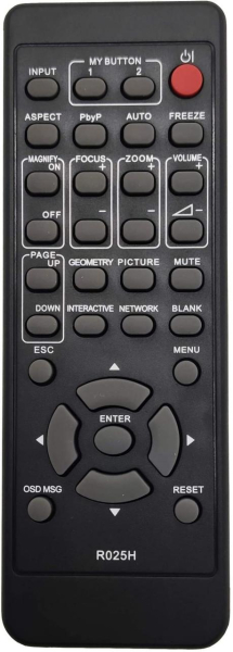 Replacement remote for Hitachi CP-TW3005 CP-WU5500 CP-WX5500 CP-X5550