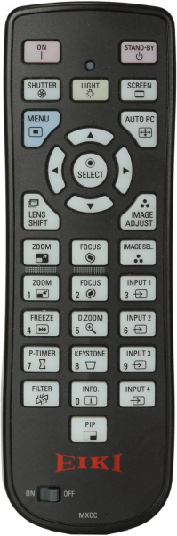 Replacement remote control for Eiki LC-HDT2000