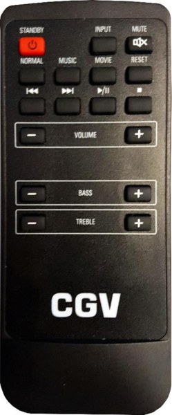 Replacement remote control for Cgv BDS ONE