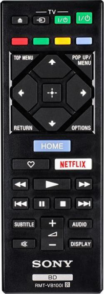 Replacement remote control for Sony RMT-B128P