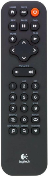 Replacement remote control for Logitech SQUEEZEBOX-BOOM