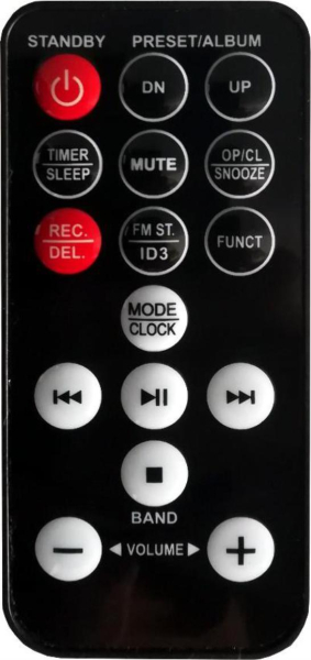 Replacement remote control for Trevi TT1070E